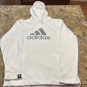NWOT- Adidas Men’s Performance Aeroready Big Logo Pullover Hoodie Size: Large